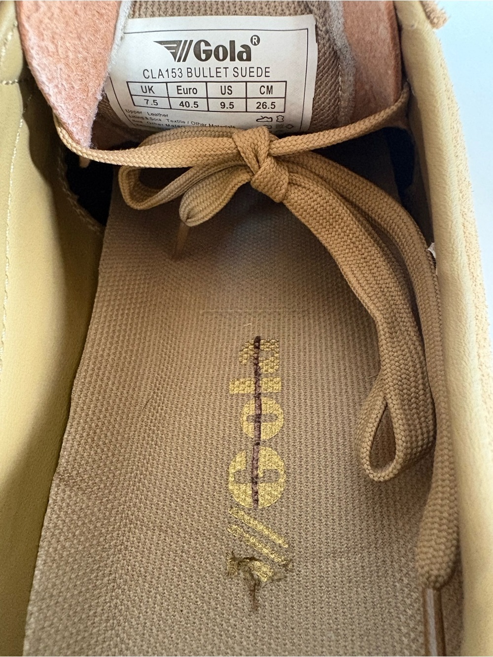 NWT Anthropologie Gola Exclusive Bullet Pure Sneakers Size 9.5 - Picture 15 of 16